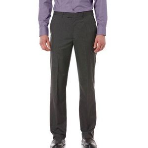 Perry Ellis Men’s Dark Gray Striped Dress Pants